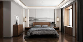 石家庄东易日盛-荣盛华府178平米新中式风格