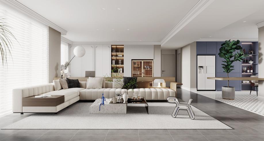 现代风格装修效果图